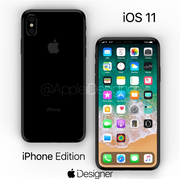 iOS 11加持 iPhone 8最新渲染图曝光：买！