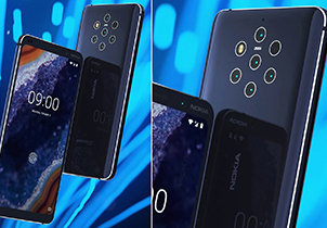 疑似 Nokia 9 PureView 官方渲染图及视频流出，五镜头主相机要来了