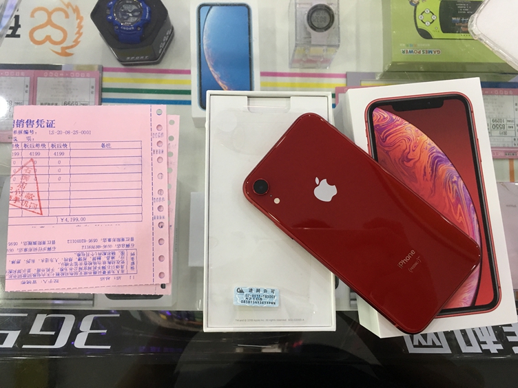  苹果iPhoneXR国行128G红色出一台 4199元 买手机到一机网（原石狮手机网） 价格合理 服务专业 货比三家