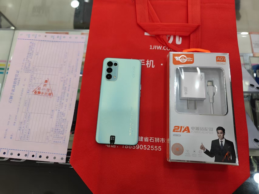   二手OPPO Reno5Pro 5G 8+128G蓝色出一台，只要几百元5G手机!  谢谢支持,精品好机，尽在一机网